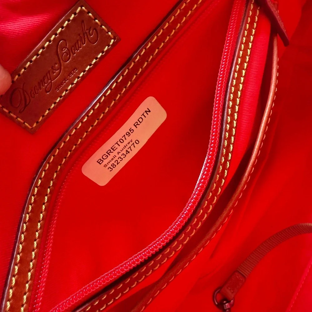 Dooney & Bourke Satchel Bag Women's Gretta Small Audrey Red Monogram Crossbody